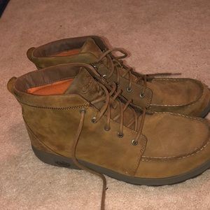 Leather Chaco boots